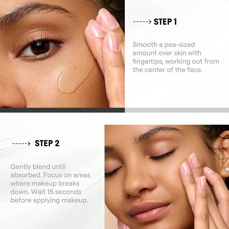 Apply moisturizing lotion before makeup