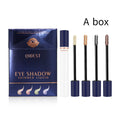 QIBEST Smoke Tube Eye Shadow Set Diamond Pearl Liquid Eye Shadow Shining Bright Eye Shadow Liquid